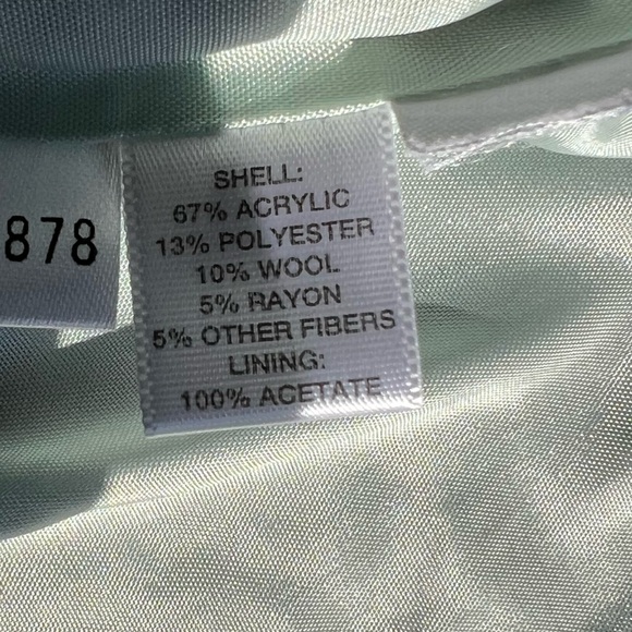 Women’s  Ann Taylor LOFT Cream, Turquoise, Brown Blazer - Picture 5 of 5